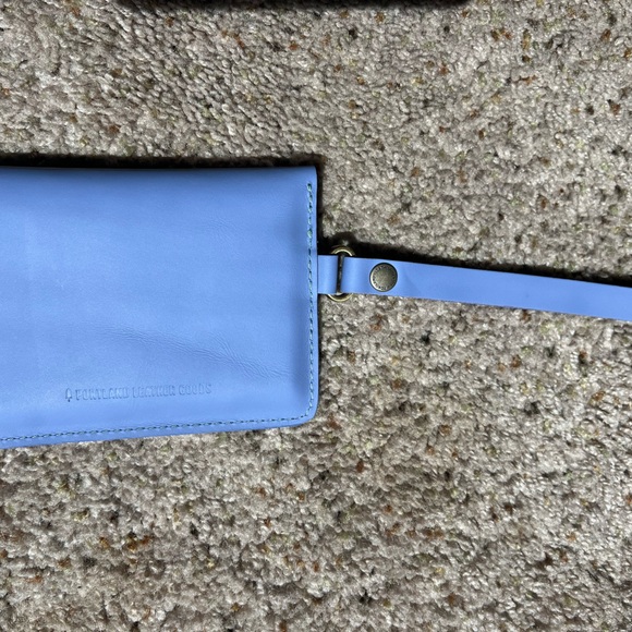 Portland Leather Goods Passport Wristlet - Jacaranda - Picture 4 of 4